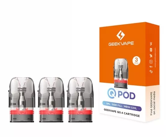 geekvape q pod side fill GeekVape Q Pod Cartridge 2ml 3pcs